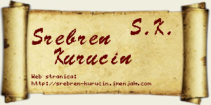 Srebren Kurucin vizit kartica